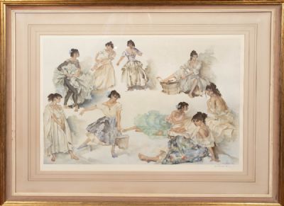TWO LITHOGRAPHS by William Russell Flint  at deVeres Auctions