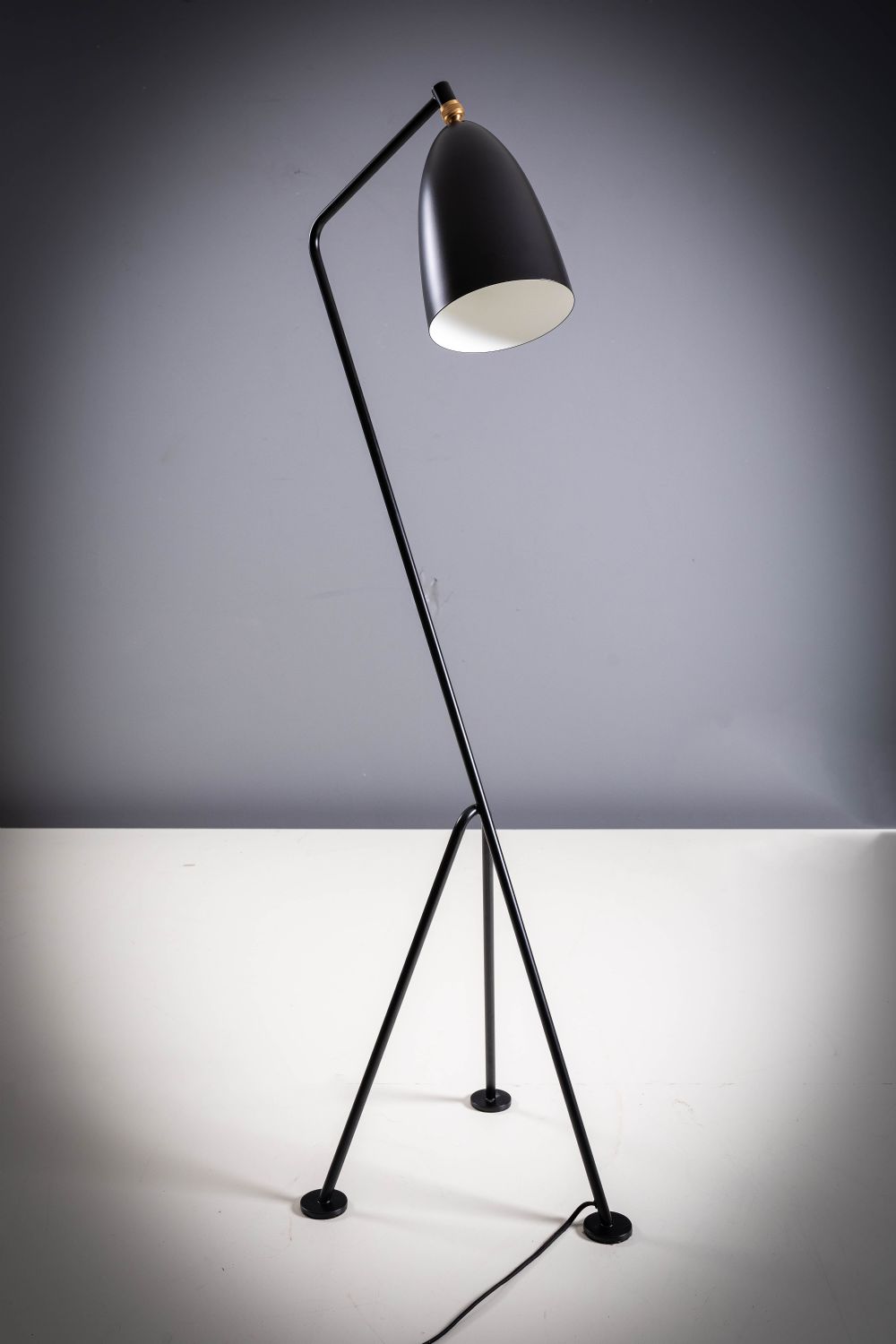 Lot 31 - A GRASSHOPPER FLOOR LAMP, DESIGNED by GRETA GROSSMAN,