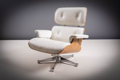 A 670 LOUNGE CHAIR by CHARLES AND RAY EAMES  at deVeres Auctions