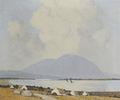 FISHING BOATS, DUGORT by Paul Henry sold for €200,000 at deVeres Auctions