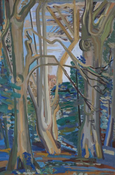 IN THE FOREST AT MARLEY by Evie Hone  at deVeres Auctions