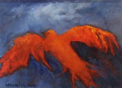 STUDY FOR A FIREBIRD by Carmel Mooney  at deVeres Auctions