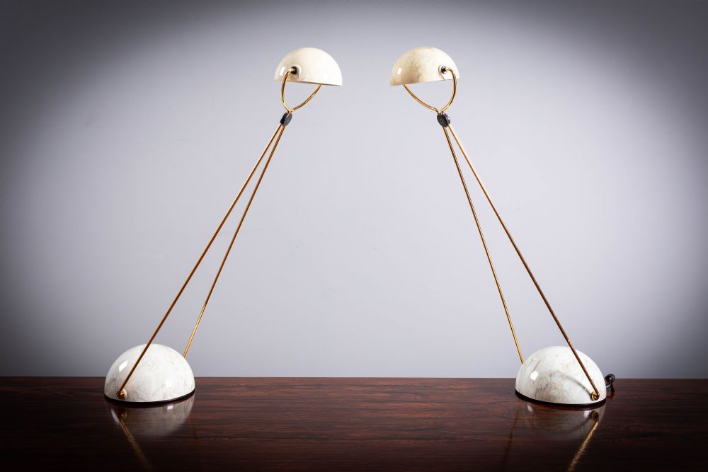 A PAIR OF DESK LAMPS, FRENCH 1970's at deVeres Auctions