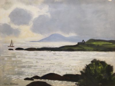 LOOKING TOWARDS DUBLIN BAY by John Skelton  at deVeres Auctions