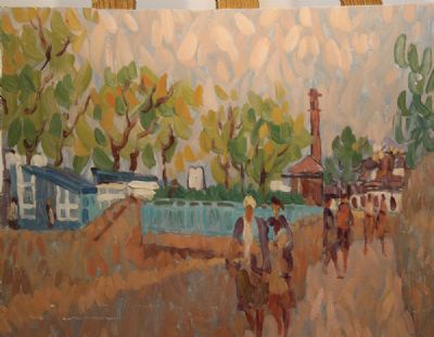 BY THE AQUADUCT by Desmond Carrick  at deVeres Auctions