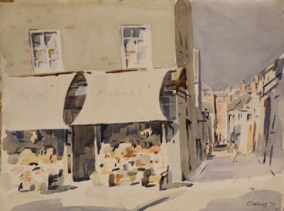 STAR MARKET by Desmond Carrick sold for €120 at deVeres Auctions
