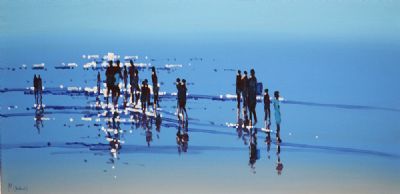 SHALLOW WATER, REFLECTIONS by John Morris sold for €2,200 at deVeres Auctions