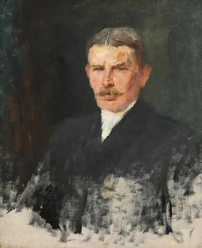 PORTRAIT OF GEORGE POLLEXFEN (THE ARTISTS' BROTHER-IN-LAW) by John Butler Yeats  at deVeres Auctions