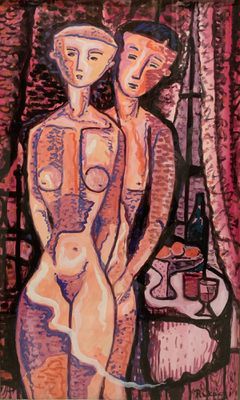 THE LOVERS by Basil Rakoczi  at deVeres Auctions