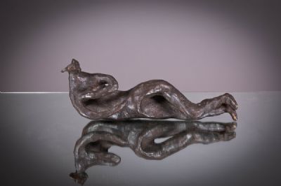 RECLINING FEMALE FIGURE by Joe Moran  at deVeres Auctions