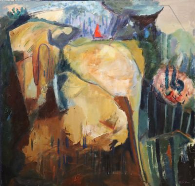 WICKLOW LANDSCAPE by Eithne Carr sold for €1,500 at deVeres Auctions