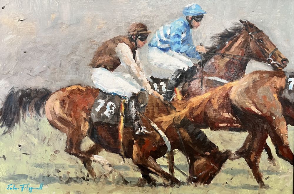 TOUCHING THE TURF by John Fitzgerald  at deVeres Auctions