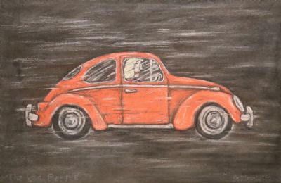 THE RED BEETLE by Edward Mooney sold for €400 at deVeres Auctions