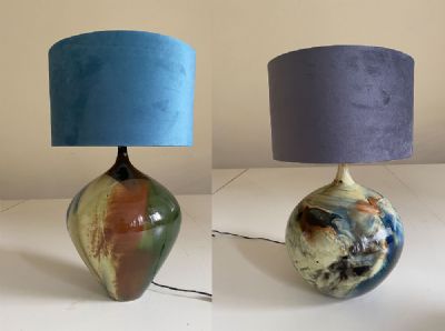 GLOBULAR TABLE LAMPS at deVeres Auctions