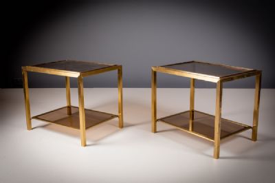 2 by A PAIR OF SIDE TABLES  at deVeres Auctions