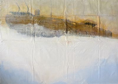 DEPARTURE (WHITE WATER) by Hughie O'Donoghue  at deVeres Auctions