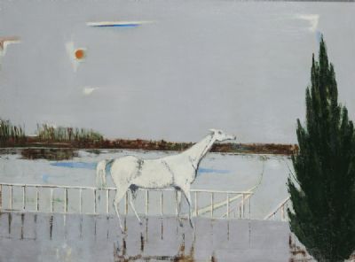 HORSE by SUNSET by Patrick Hickey  at deVeres Auctions