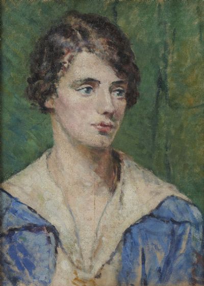 THE PORTRAIT OF BAY by Mainie Jellett  at deVeres Auctions