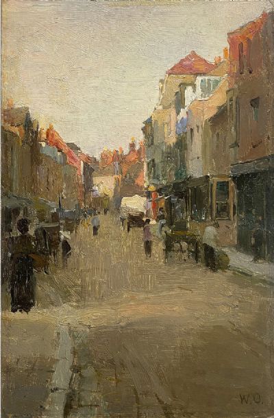 HIGH STREET, RYE 1889 by Sir Walter Frederick Osborne  at deVeres Auctions