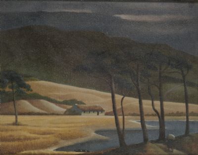 LAKE LANDSCAPE by Cecil Ffrench Salkeld  at deVeres Auctions