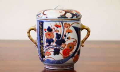 100 by AN IMARI CUP AND COVER  at deVeres Auctions