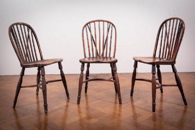 14 by A SET OF FOUR WINDSOR CHAIRS  at deVeres Auctions