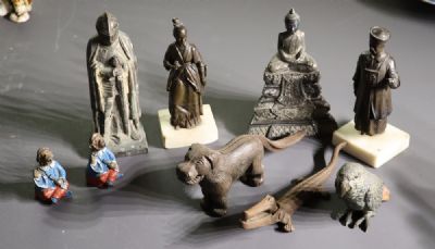 207 by COLLECTION OF METAL FIGURINES  at deVeres Auctions