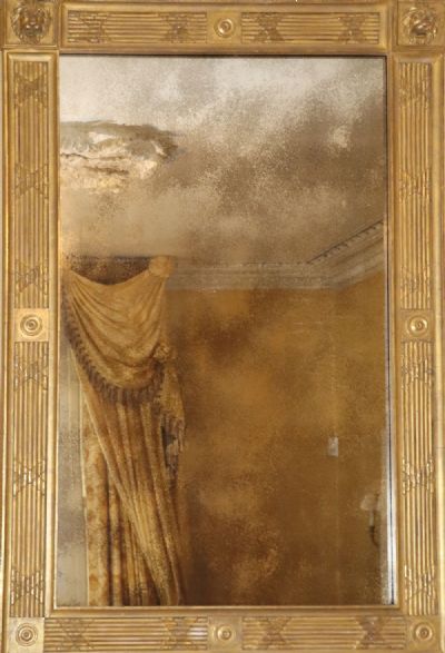 238 by AGILT OVERMANTEL MIRROR  at deVeres Auctions