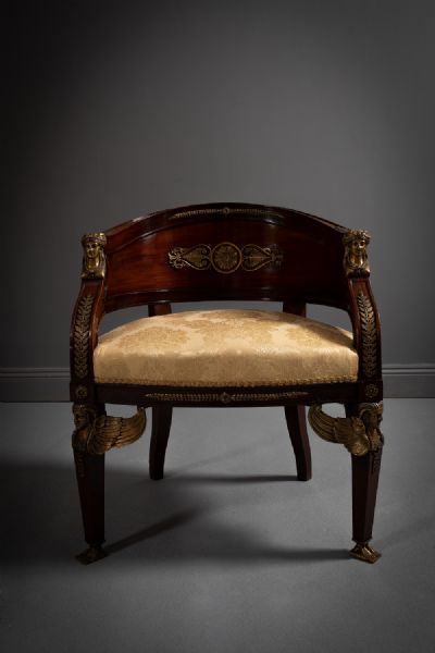 282 by EMPIRE LIBRARY CHAIR  at deVeres Auctions