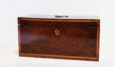 289 by A GEORGIAN TEA CADDY  at deVeres Auctions