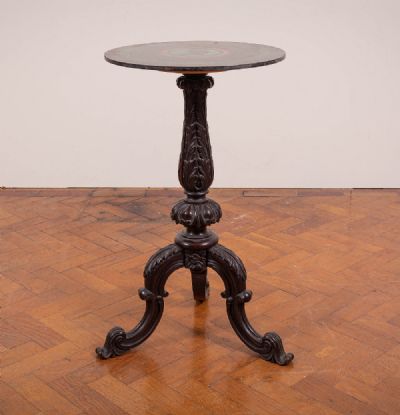 3 by A CEYLONESE TRIPOD TABLE  at deVeres Auctions