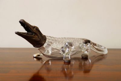 87 by A GLASS CROCODILE  at deVeres Auctions