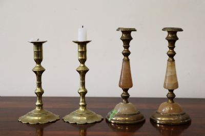 92 by FOUR GEORGIAN CANDLESTICKS  at deVeres Auctions