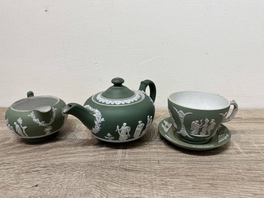 358 by COLLECTION OF GREEN WEDGEWOOD  at deVeres Auctions