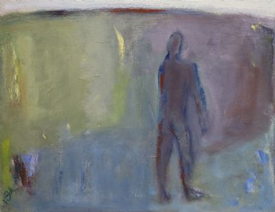 FIGURE IN LANDSCAPE by Anita Shelbourne  at deVeres Auctions