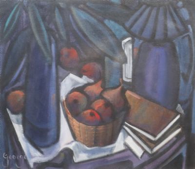 FRUIT IN A BASKET by George Dunne  at deVeres Auctions