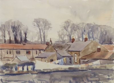 WASHING LINE by Tom Nisbet  at deVeres Auctions