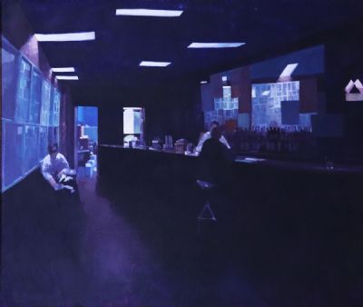 BOWLING ALLEY BAR, UNIVERSITY SQUARE by Hector McDonnell  at deVeres Auctions