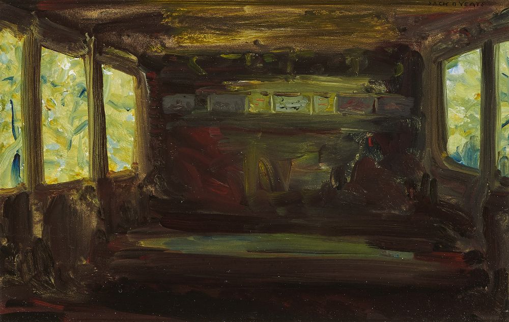 Lot 10 - THE TRAIN THROUGH THE WOODS by Jack Butler Yeats