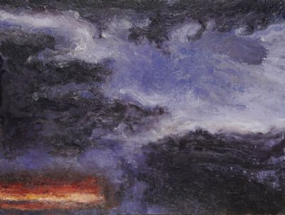 SKY WITH SUNSET II by Bernadette Kiely  at deVeres Auctions