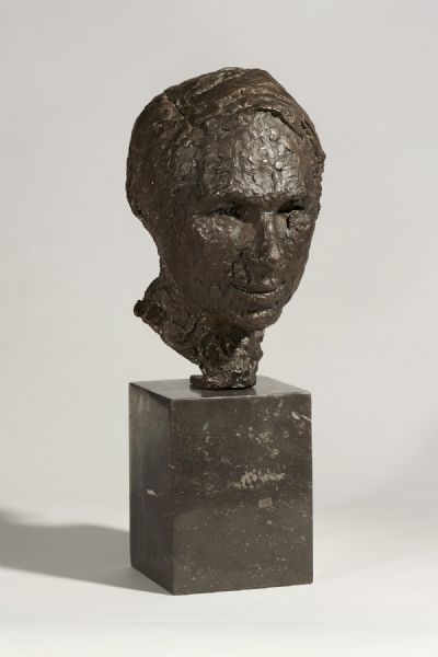 HEAD OF LOUIS LE BROCQUY by Melanie le Brocquy  at deVeres Auctions