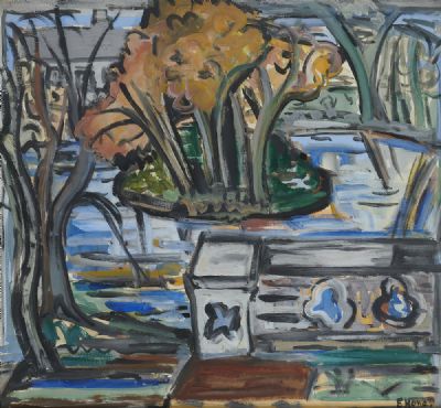 THE ISLAND, MARLAY PARK by Evie Hone  at deVeres Auctions