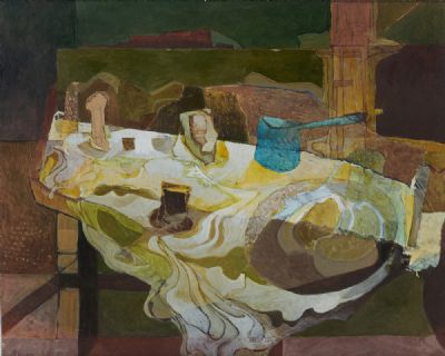 BREAKFAST AT WILBY, 1977 by Nevill Johnson  at deVeres Auctions