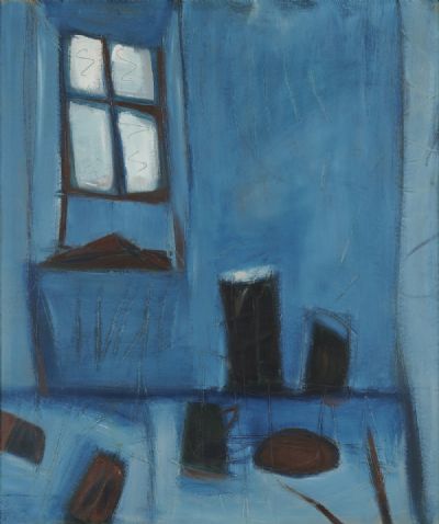STILL LIFE AND WINDOW by Tony O'Malley  at deVeres Auctions
