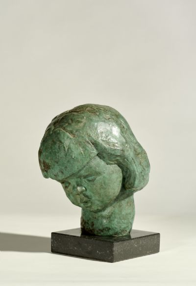 HEAD OF A CHILD by Melanie le Brocquy  at deVeres Auctions