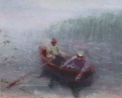 WADING THROUGH THE REEDS by Margaret Clarke  at deVeres Auctions