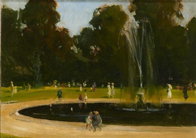 HYDE PARK by James Humbert Craig  at deVeres Auctions