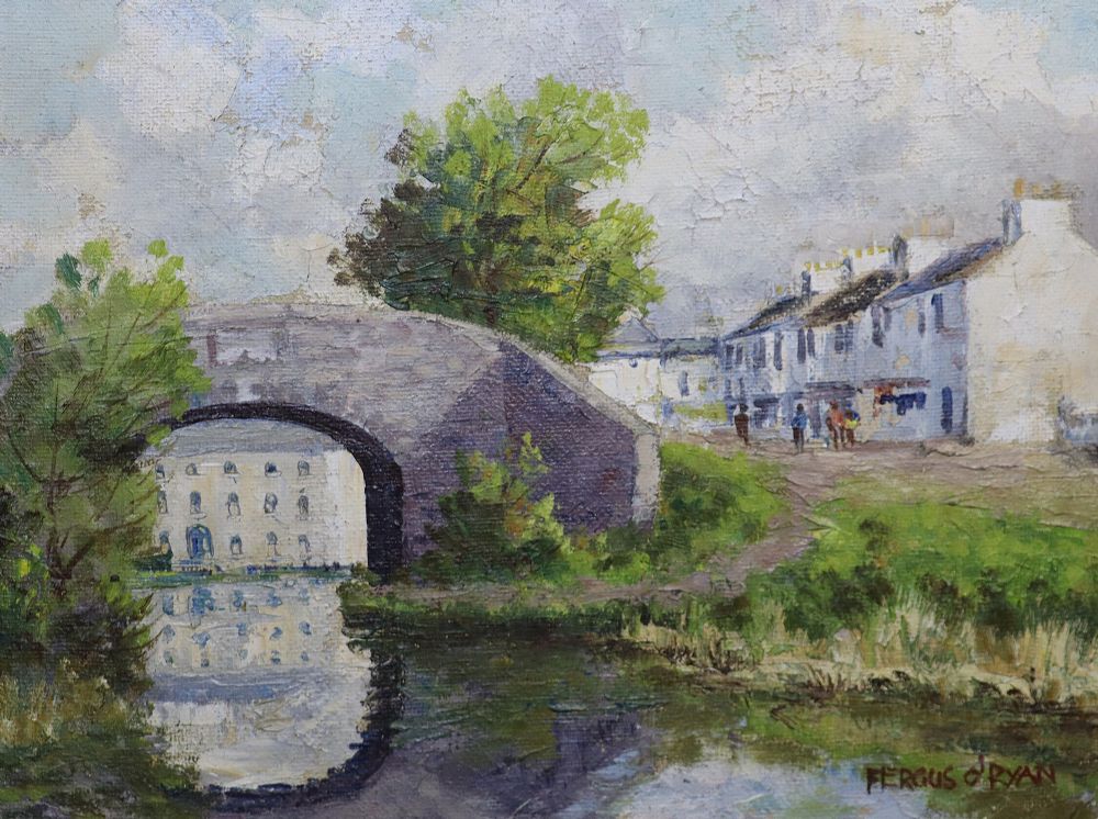 Lot 12 - SUMMER'S DAY AT ROBERTSTOWN, CO. KILDARE by Fergus O'Ryan