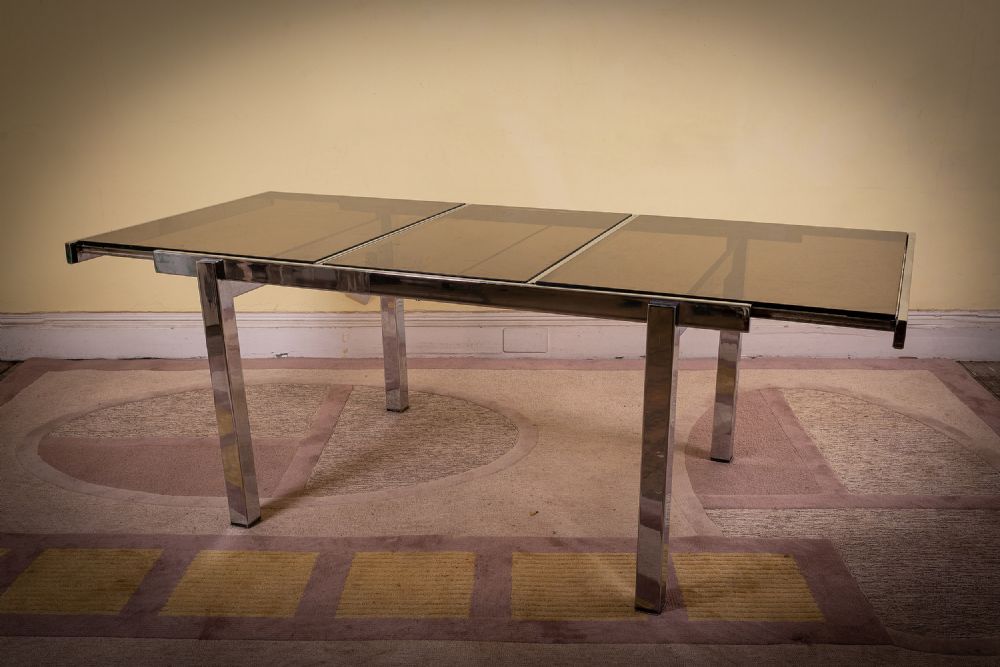 30A by A Chrome Dining Table  at deVeres Auctions