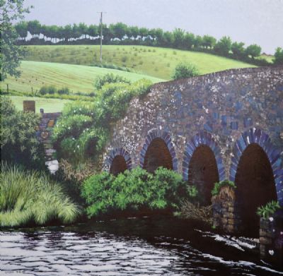 THE BRIDGE CLOONAGHMORE by Raymond Kinghan  at deVeres Auctions